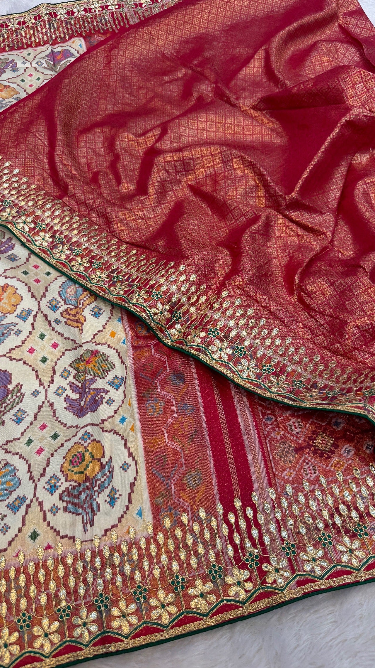 Tradition Patola Saree with Heavy Border