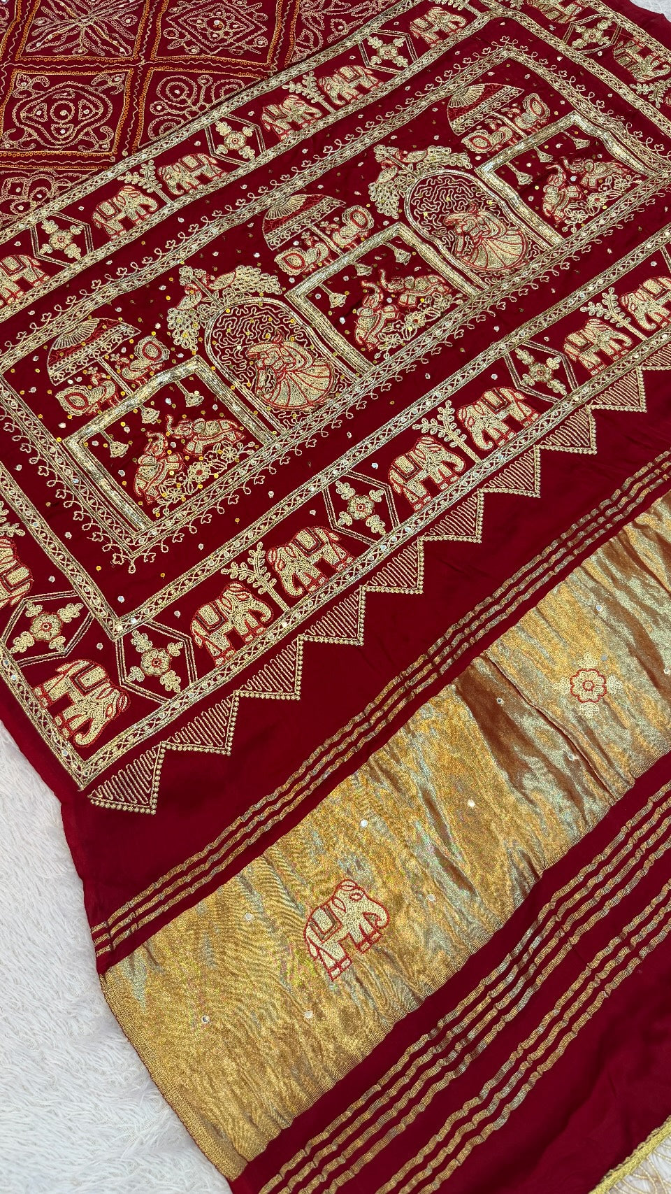 Traditional Gharchola Saree - 3026