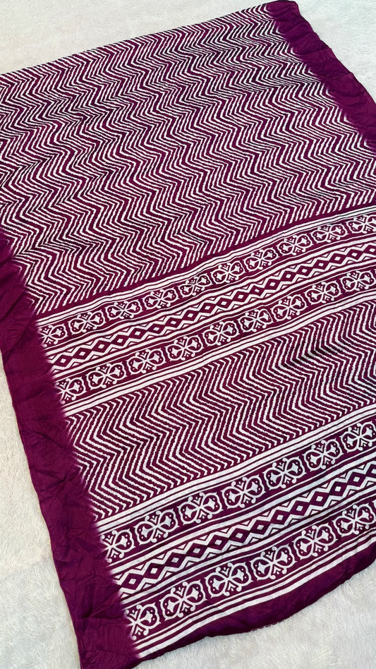 Lehariya Crush Saree FV