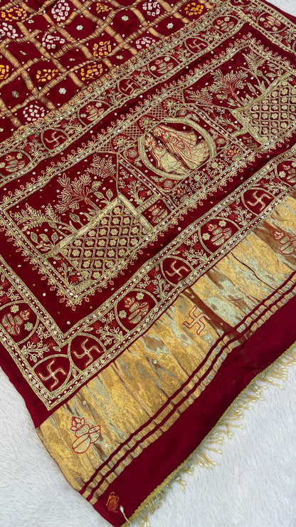 Traditional Gharchola Saree - 4062