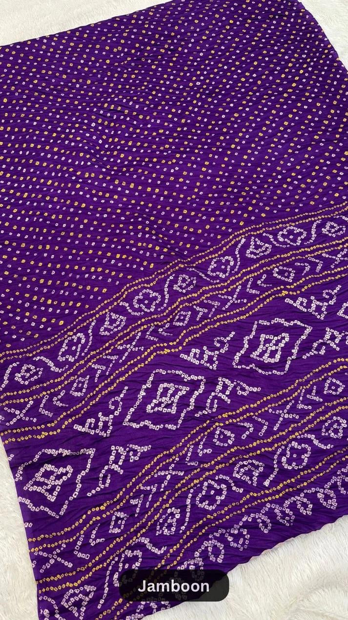 Kutchi Bandhani Saree (Ek Dano Crush)