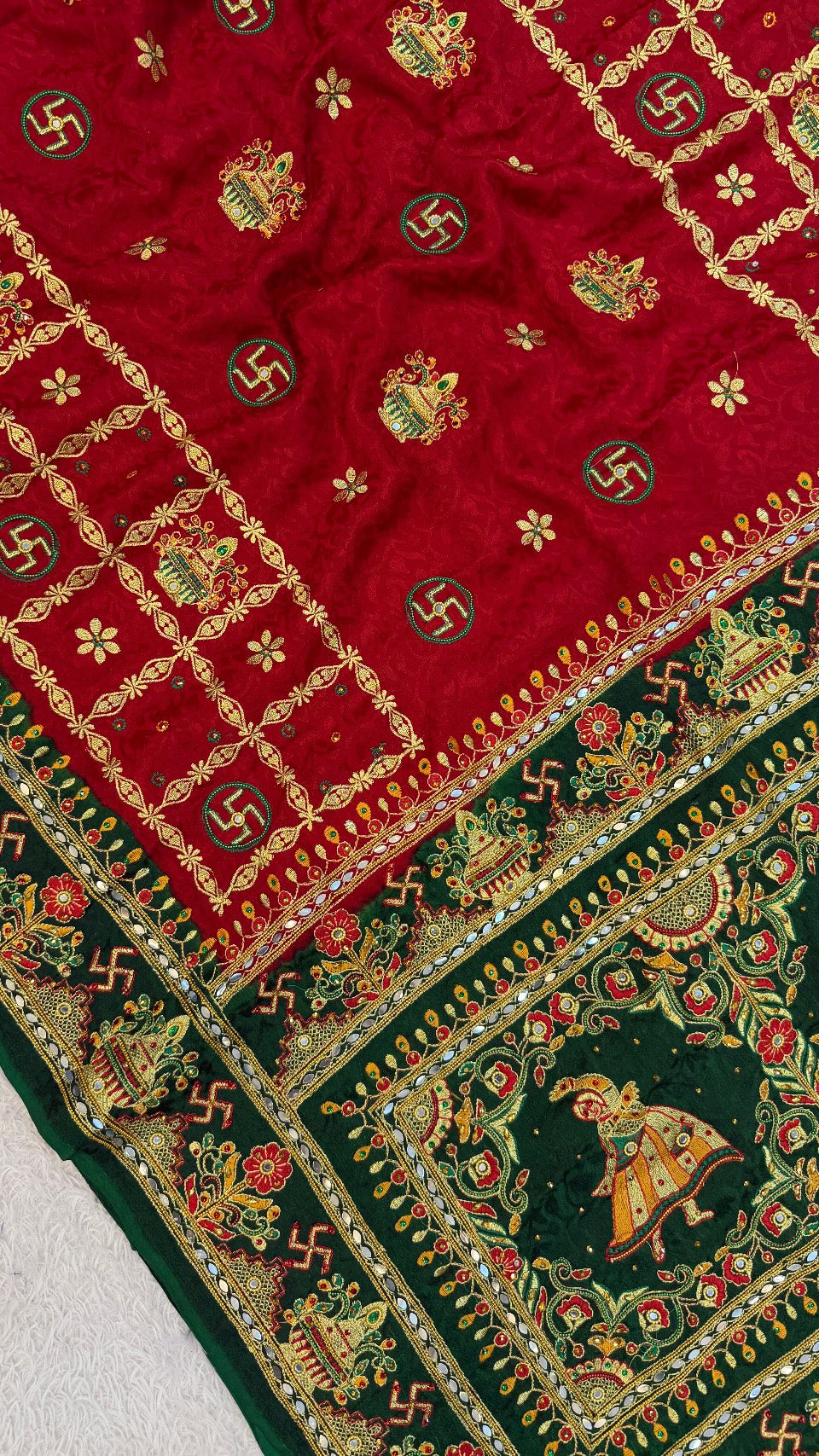 Kutchi Gharchola Saree (Kumbh)