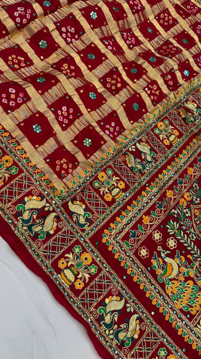 Traditional Gharchola Saree (B)