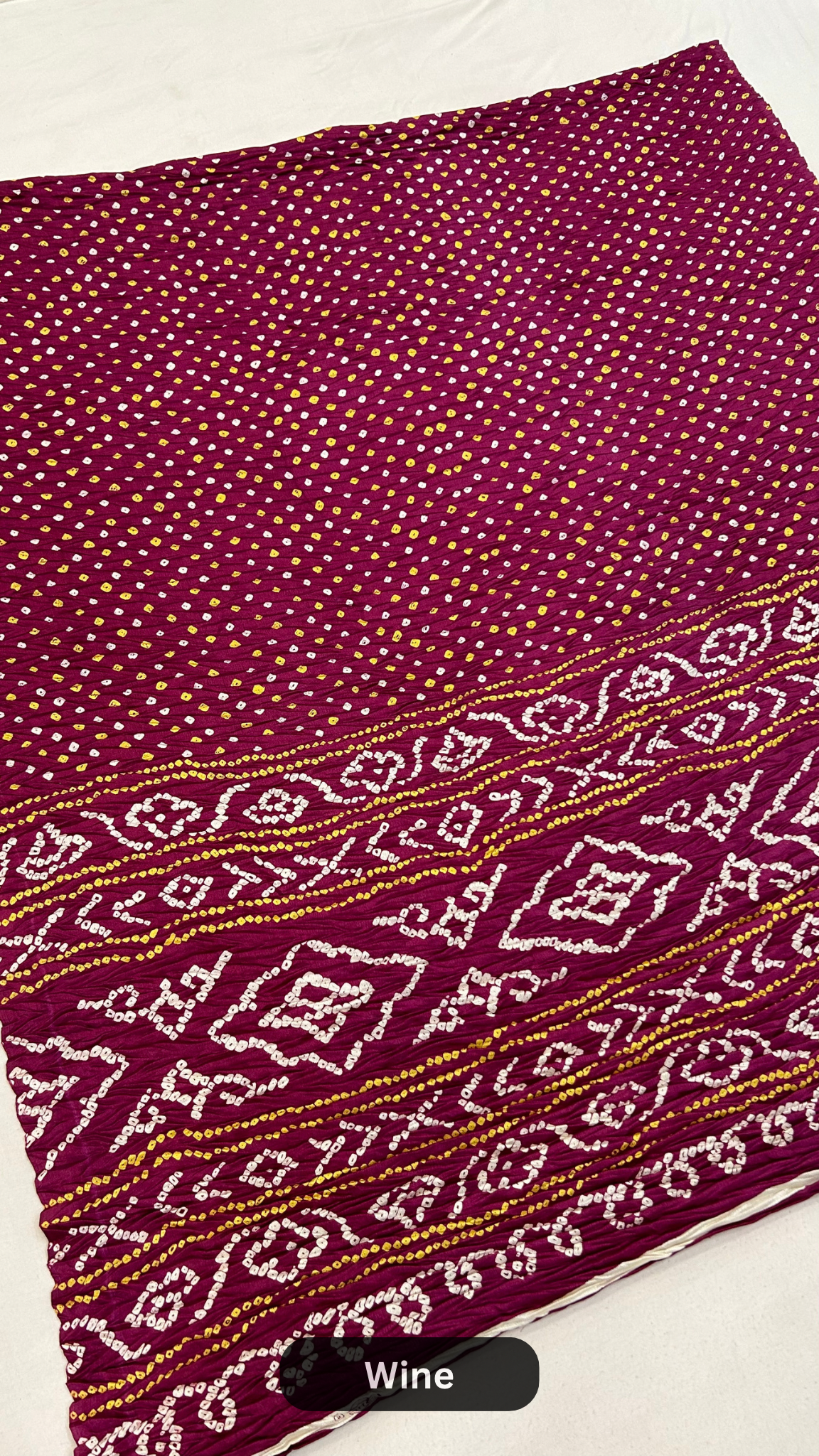 Kutchi Bandhani Saree (Ek Dano Crush)