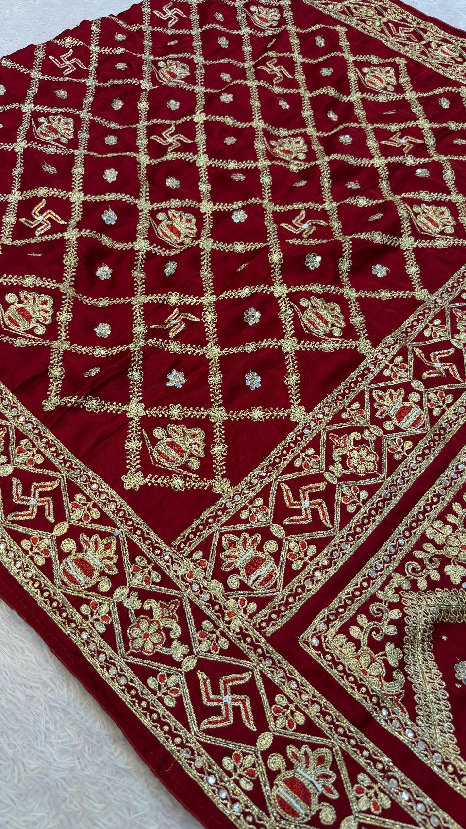 Gharchola Saree (Swastik X Kumbh)