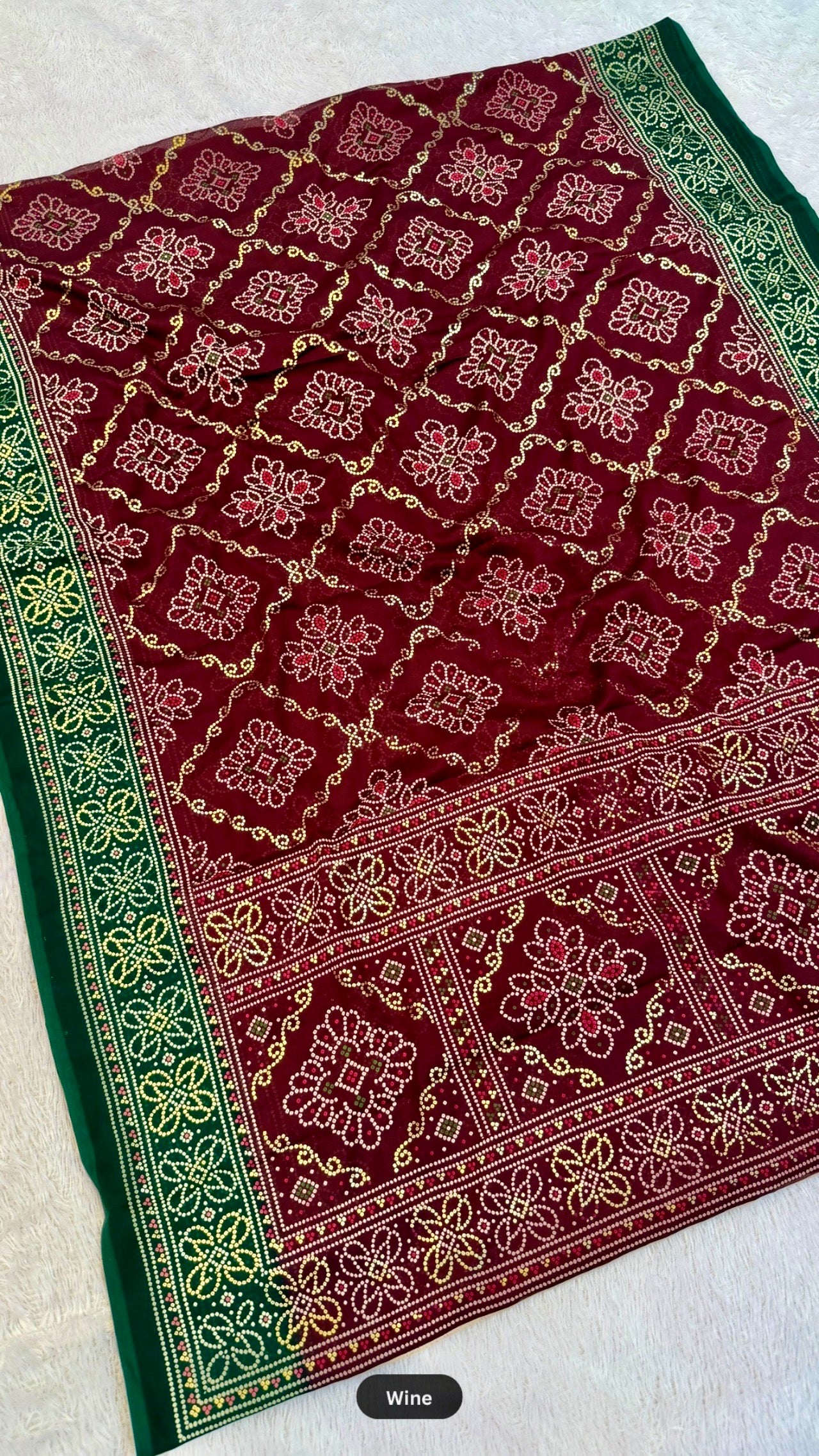 Traditional Bandhej Saree Vol.2