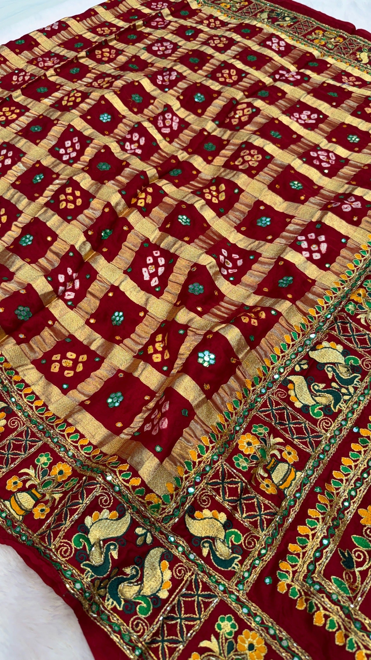 Traditional Gharchola Saree (D.)