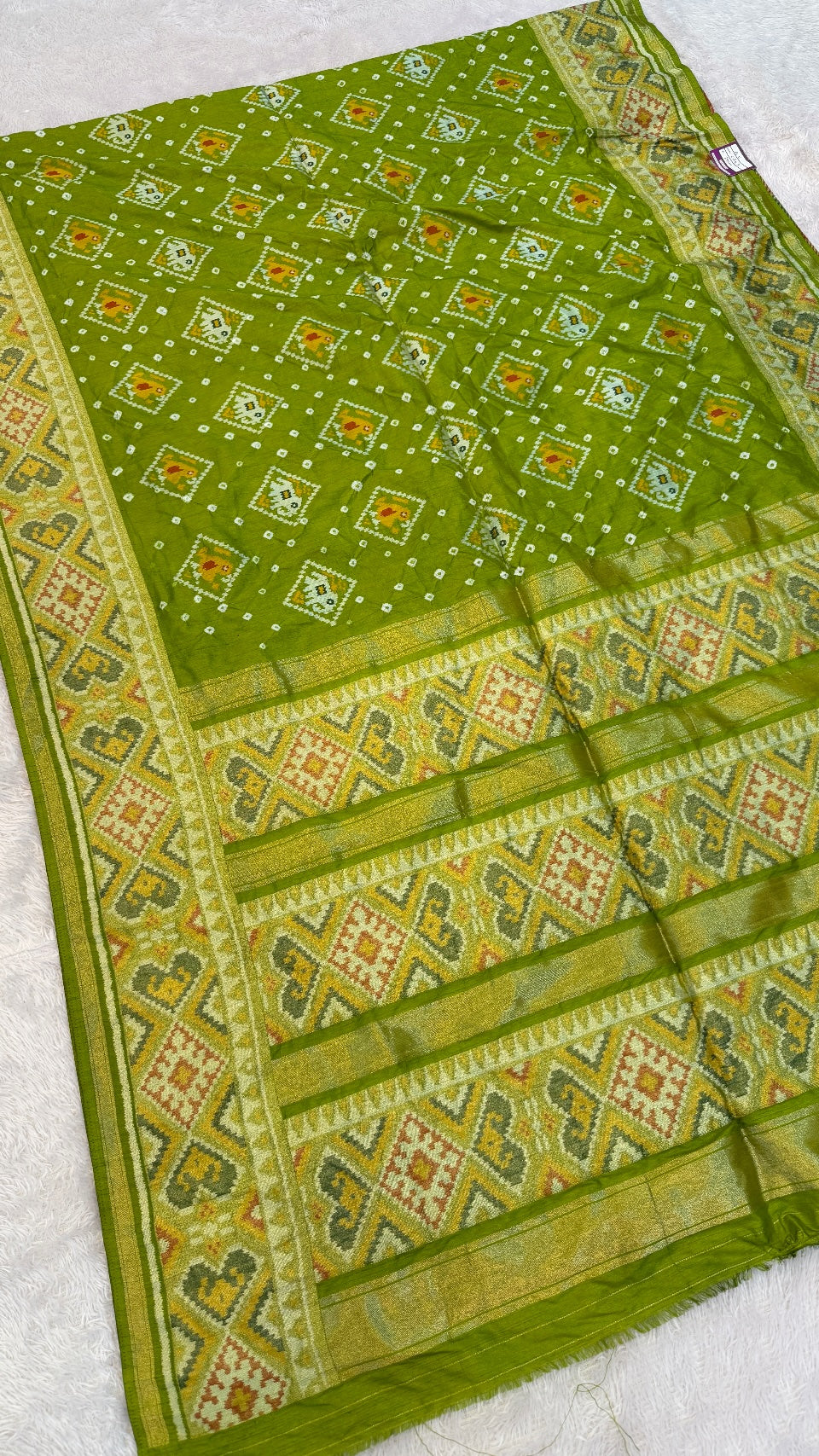 Hand Bandhani Saree SALE : 10