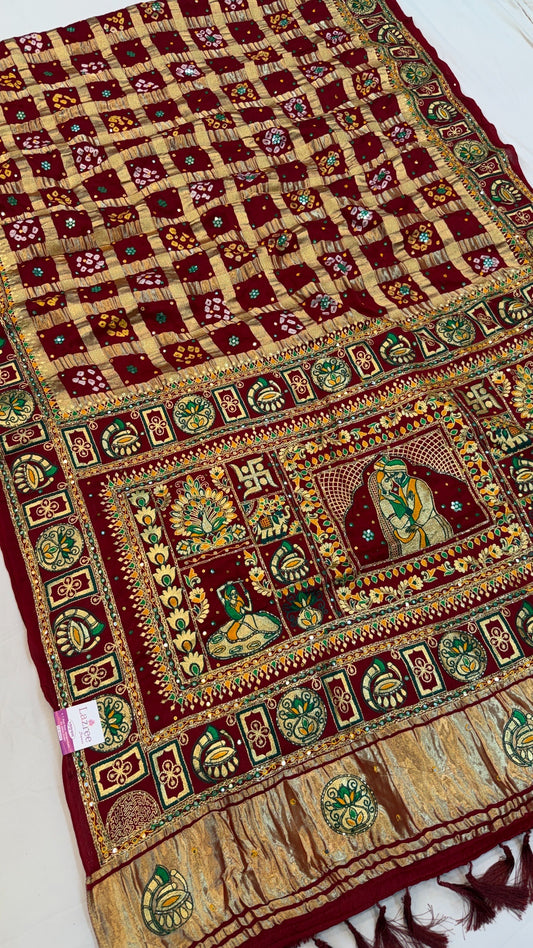 Traditional Gharchola Saree (C)
