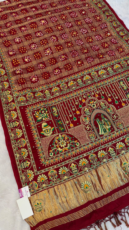 Traditional Gharchola Saree (G.)