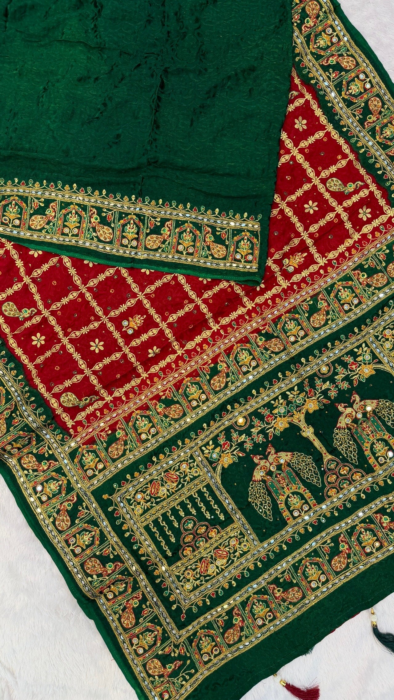 Kutchi Gharchola Saree (Mayura 🦚)