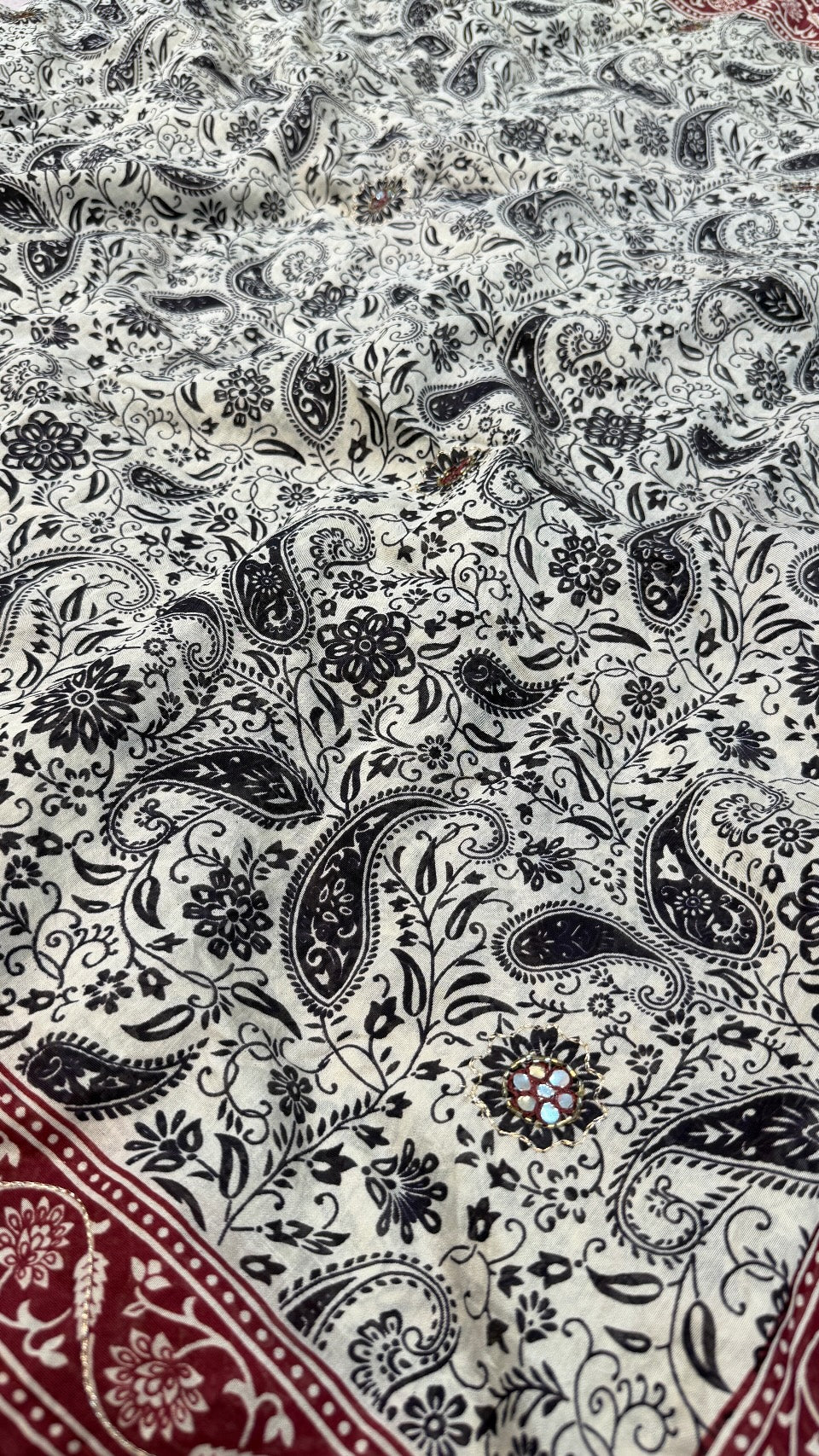 Kalamkari Sitara Work Saree