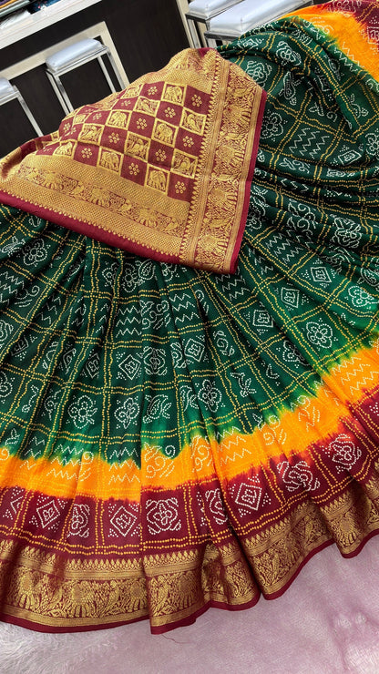 Royal Banarasi 3D Gharchola Saree