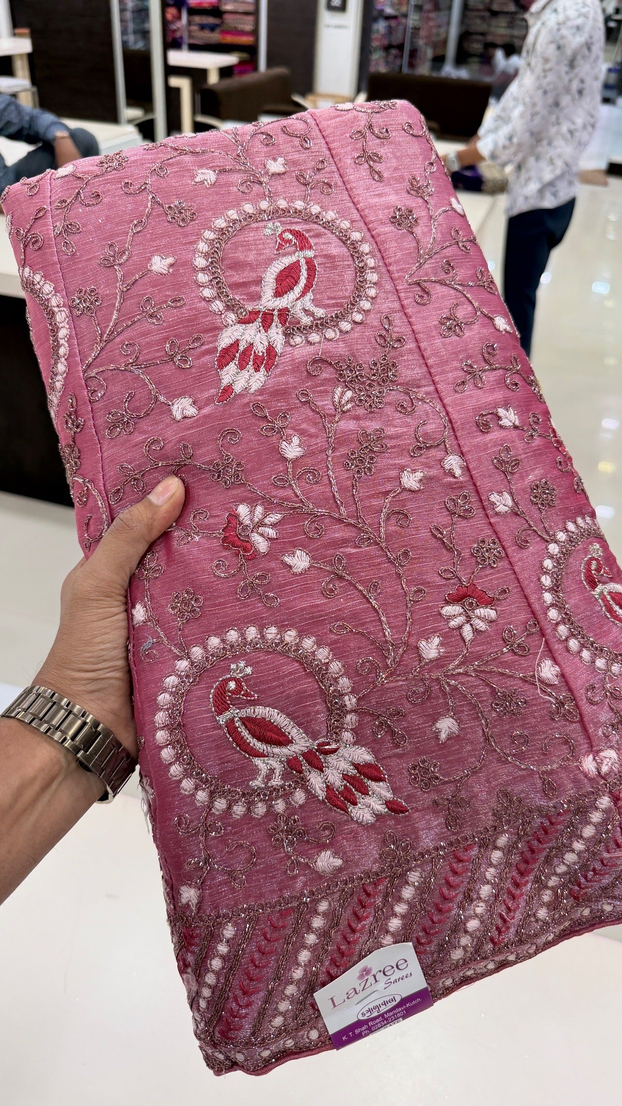 LEHANGA CHOLI SALE JAAL (Pink)
