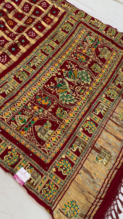 Traditional Gharchola Saree (F)