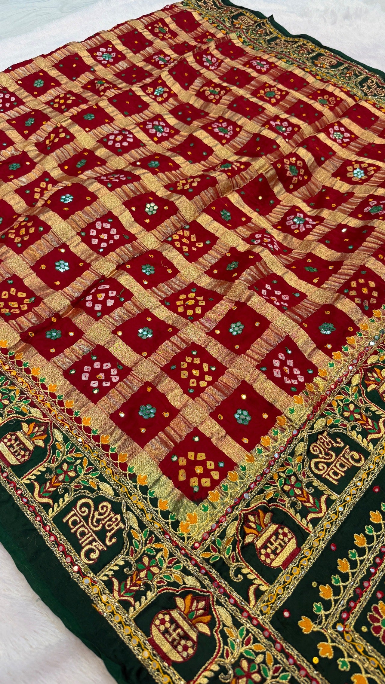 Traditional Gharchola Saree (B.)