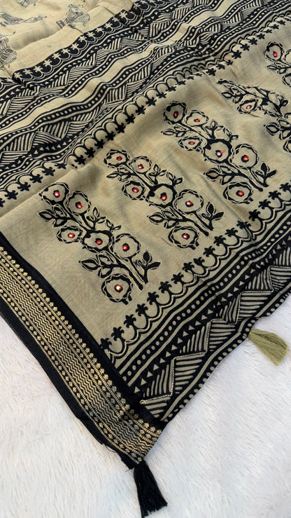 Pure Mul Cotten Mirror Saree Vol.3