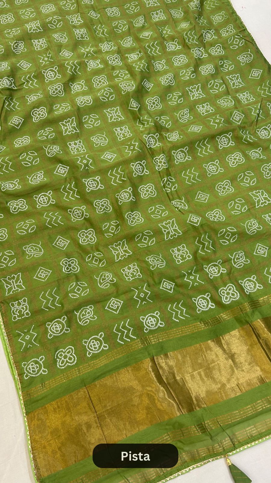 Naxi Chex Gharchola Bandhej Sarees