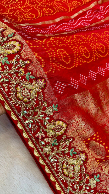 Laal Pari - The Handloom Atelier Handwork Saree (Vol.02)