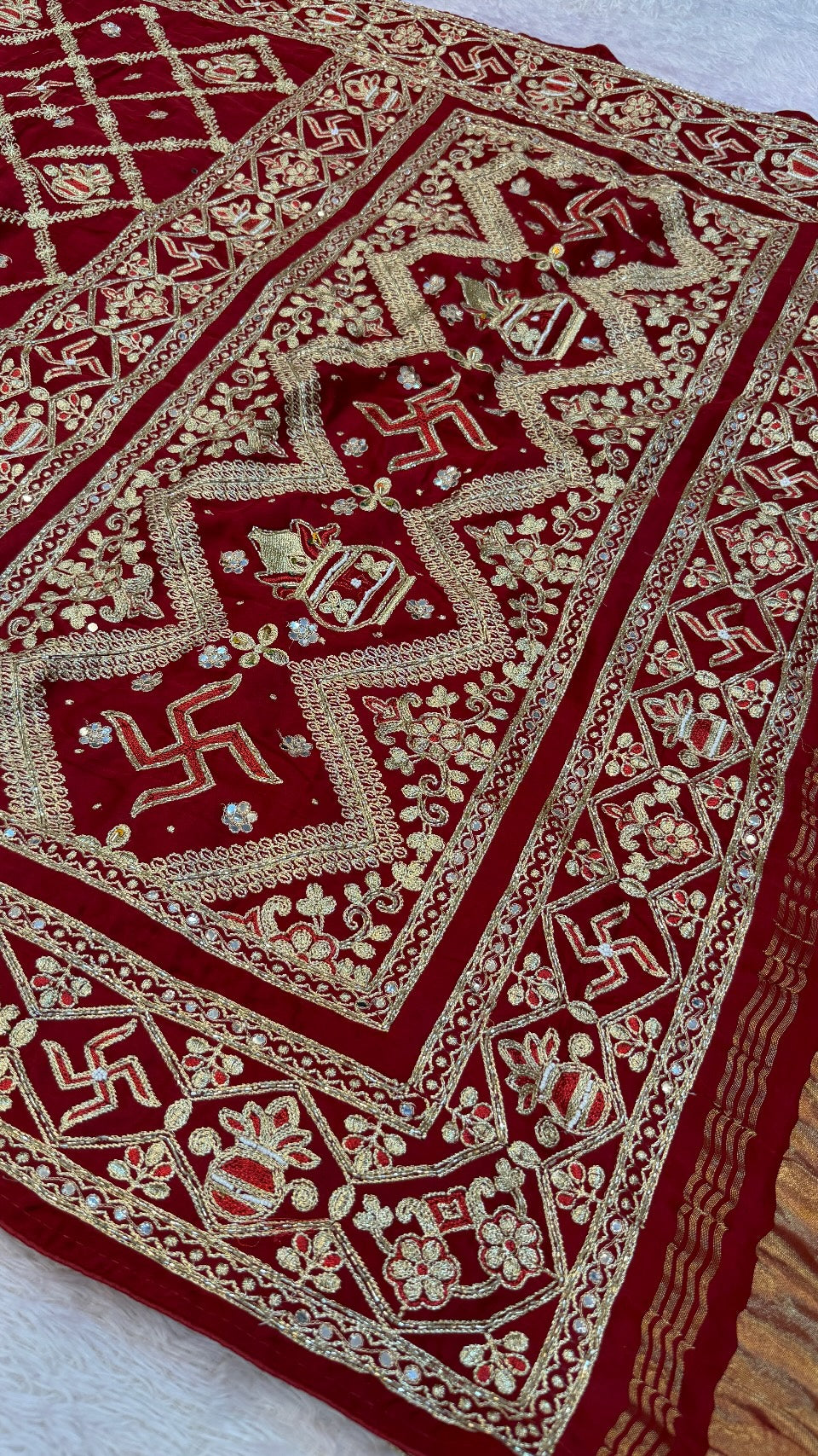 Gharchola Saree (Swastik X Kumbh)