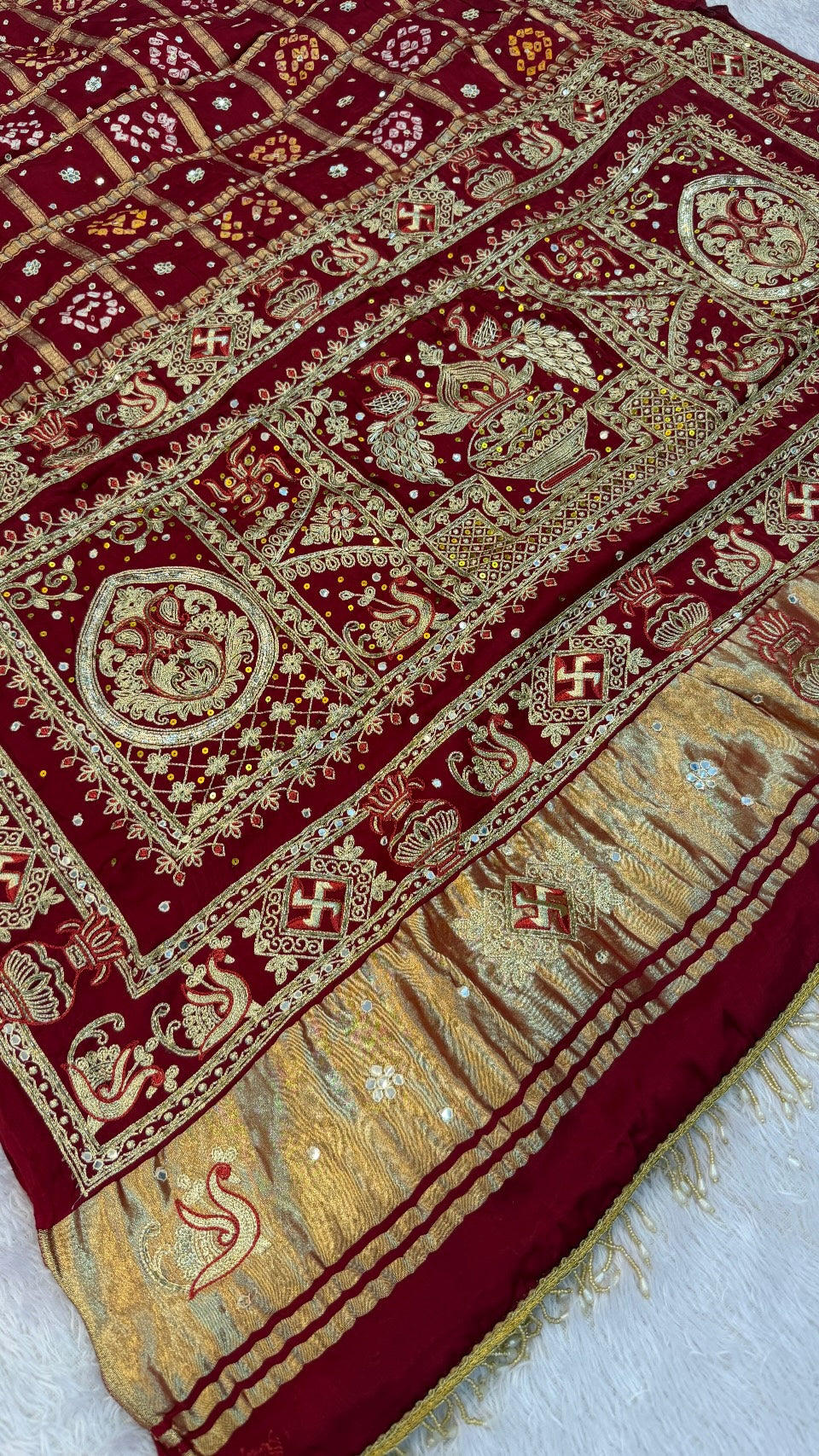 Traditional Gharchola Saree - 4060