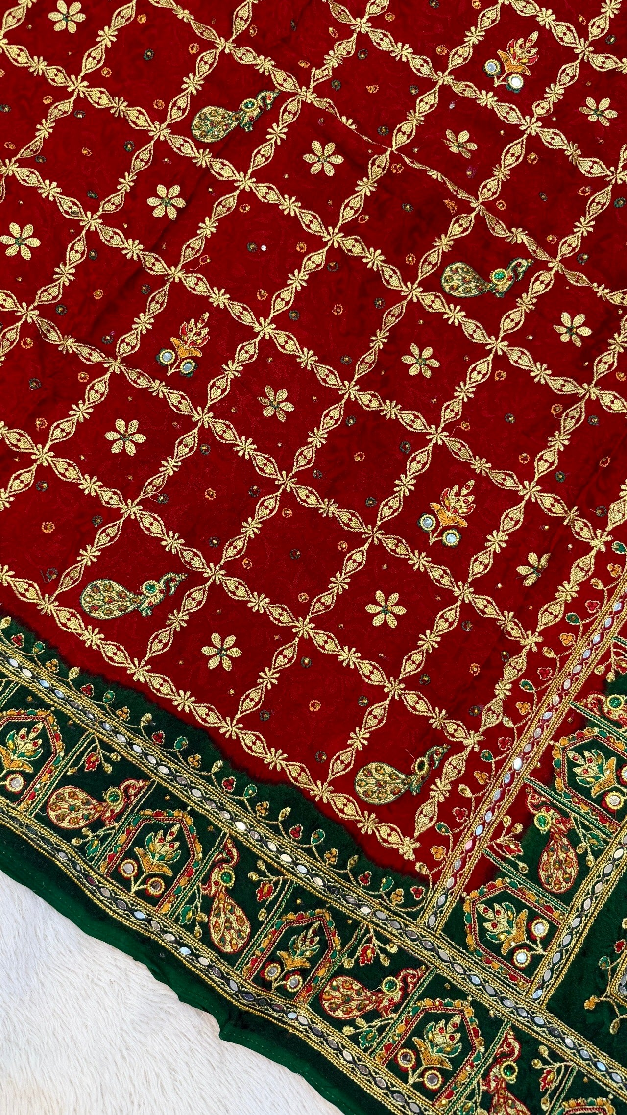 Kutchi Gharchola Saree (Mayura 🦚)