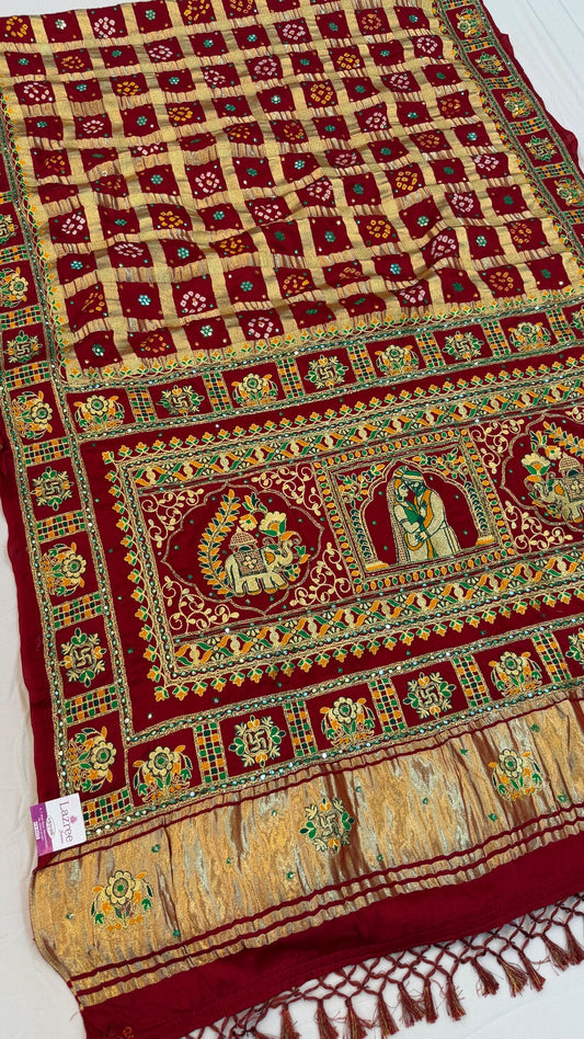 Traditional Gharchola Saree (I)