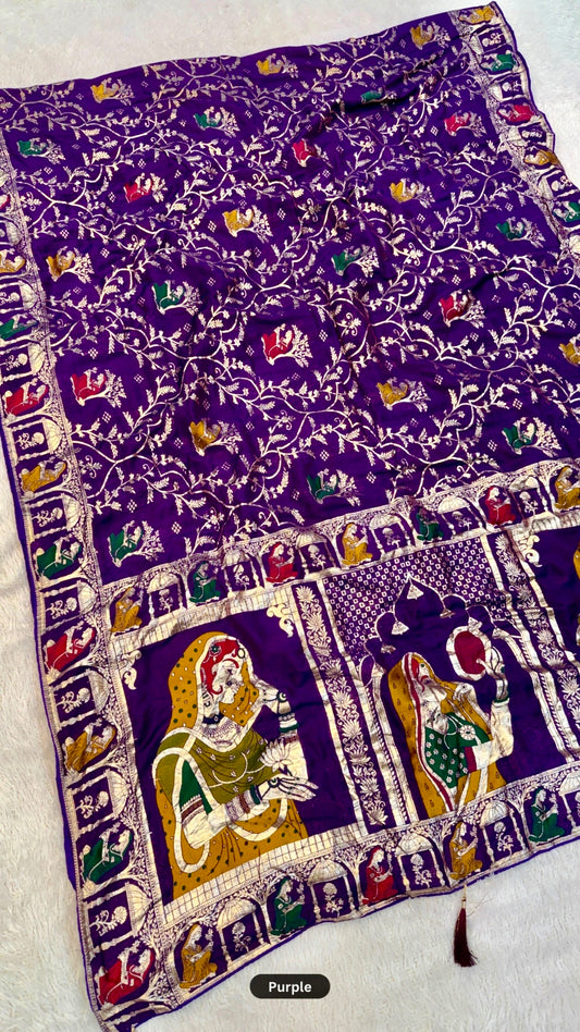 Maharani Mehfil : A Palace Woven into Six Yards.