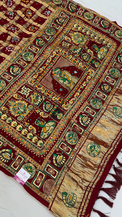 Traditional Gharchola Saree (C)