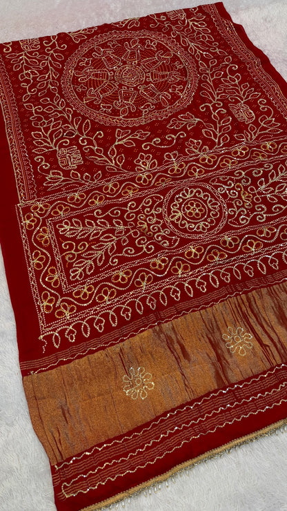 Svarna Saree :- Untouched & Sacred, Sudarshana Chakra
