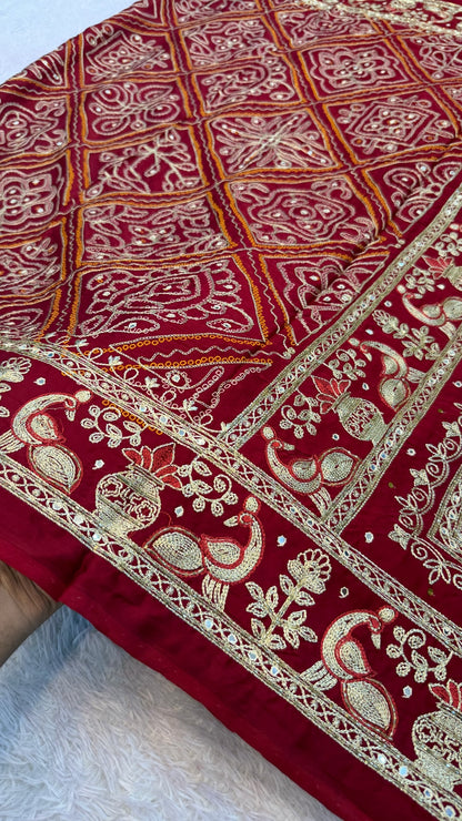 Traditional Gharchola Saree - 3022