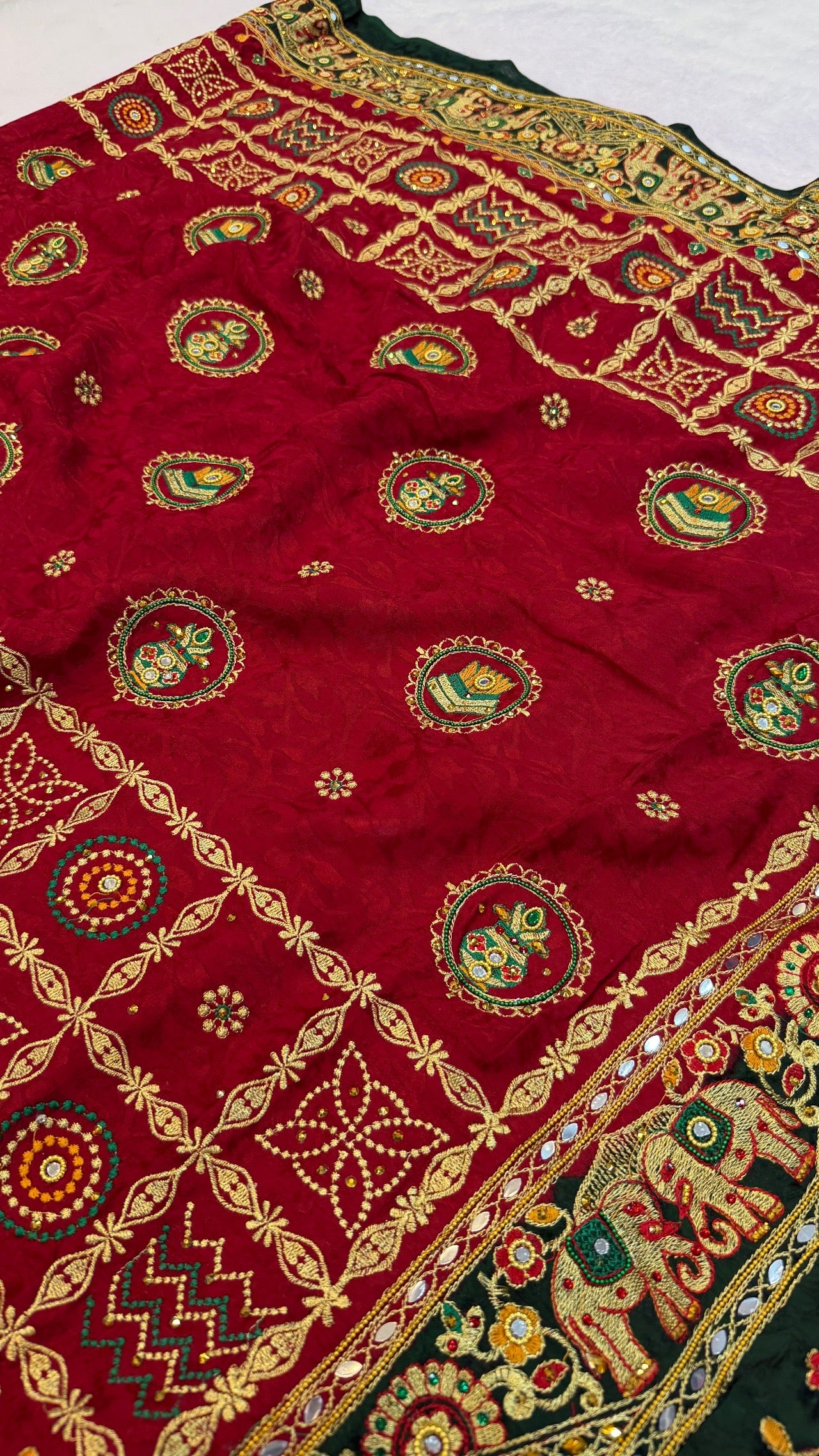 Kutchi Gharchola Saree (Doli-Barrat)