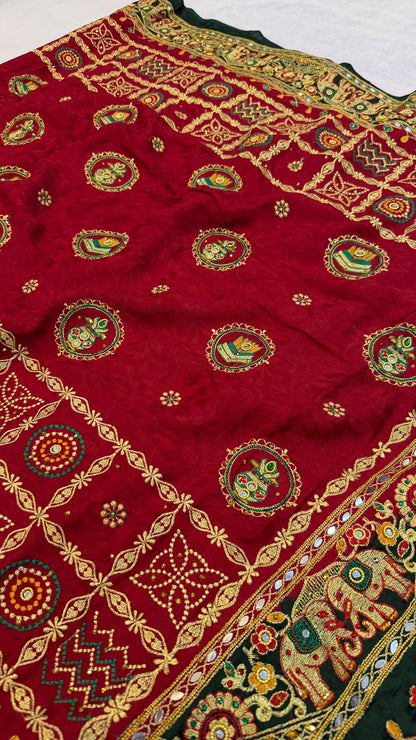 Kutchi Gharchola Saree (Doli-Barrat)