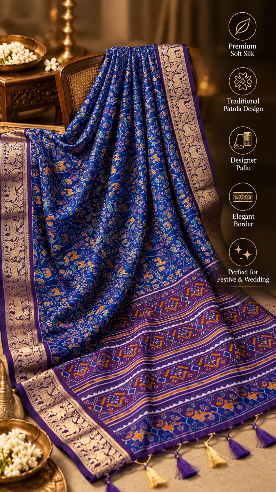 Indraneel Patola Saree : NF