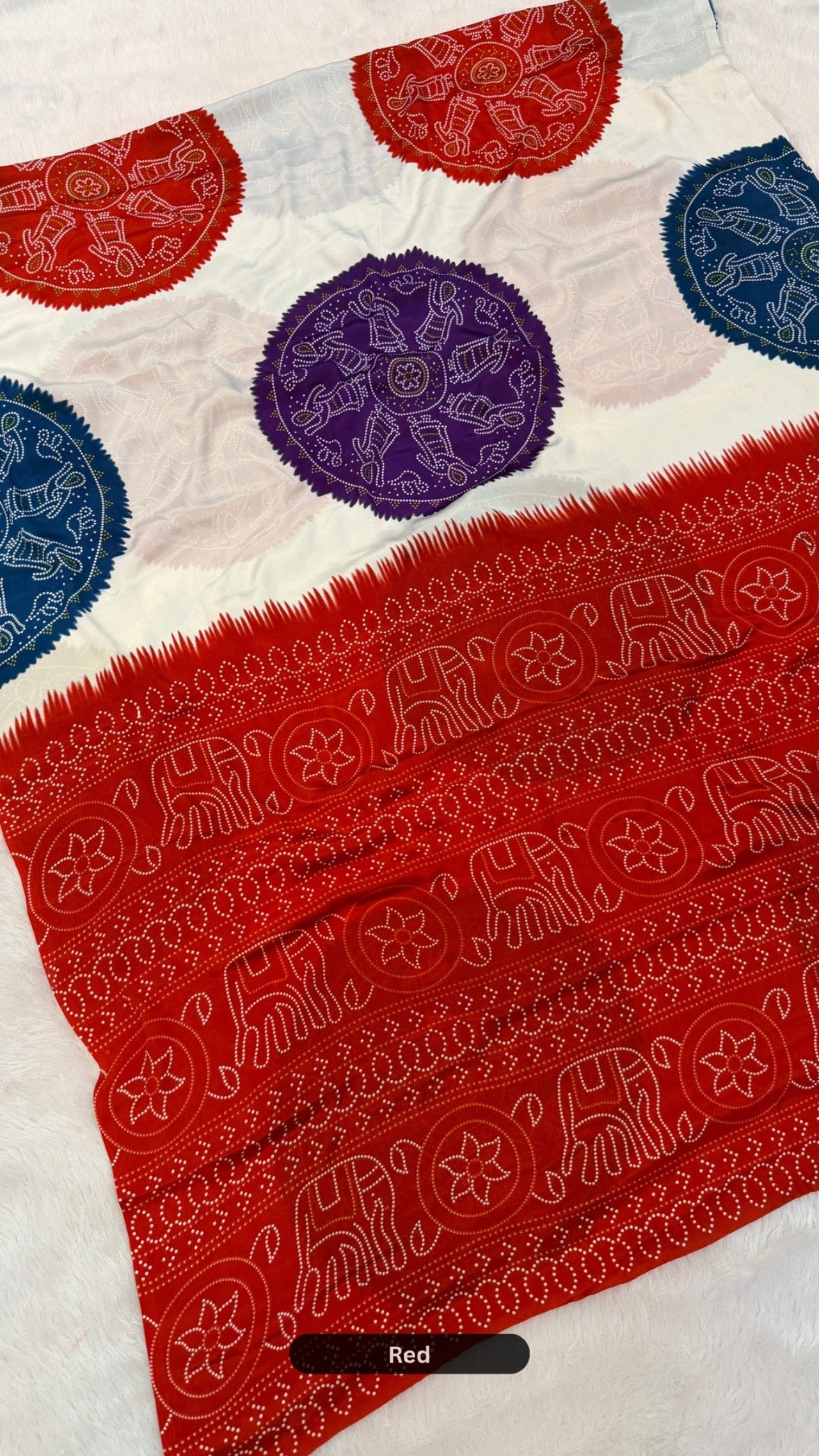 Kutchi Kusambo Saree (Most Trending)