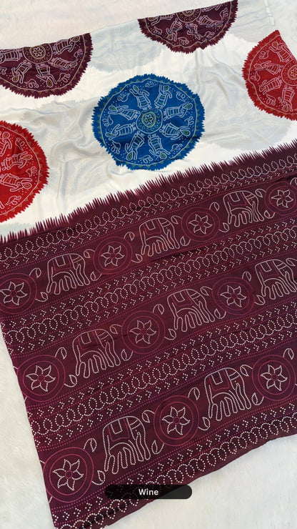 Kutchi Kusambo Saree (Most Trending)