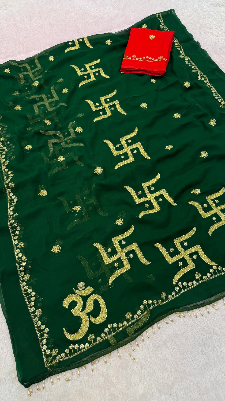 Shubh Mangalam Handwork Saree