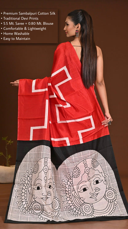 Devi Darpan, Sambalpuri Cotton Silk Saree