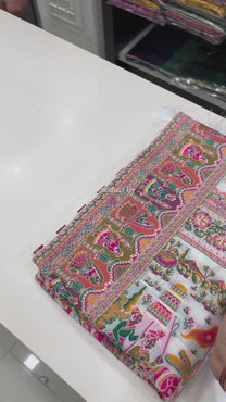 Rajwadi Pashmina Silk Saree – Lazree Sarees