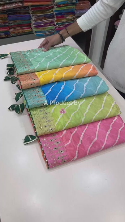 Marwadi Lehariya Sarees